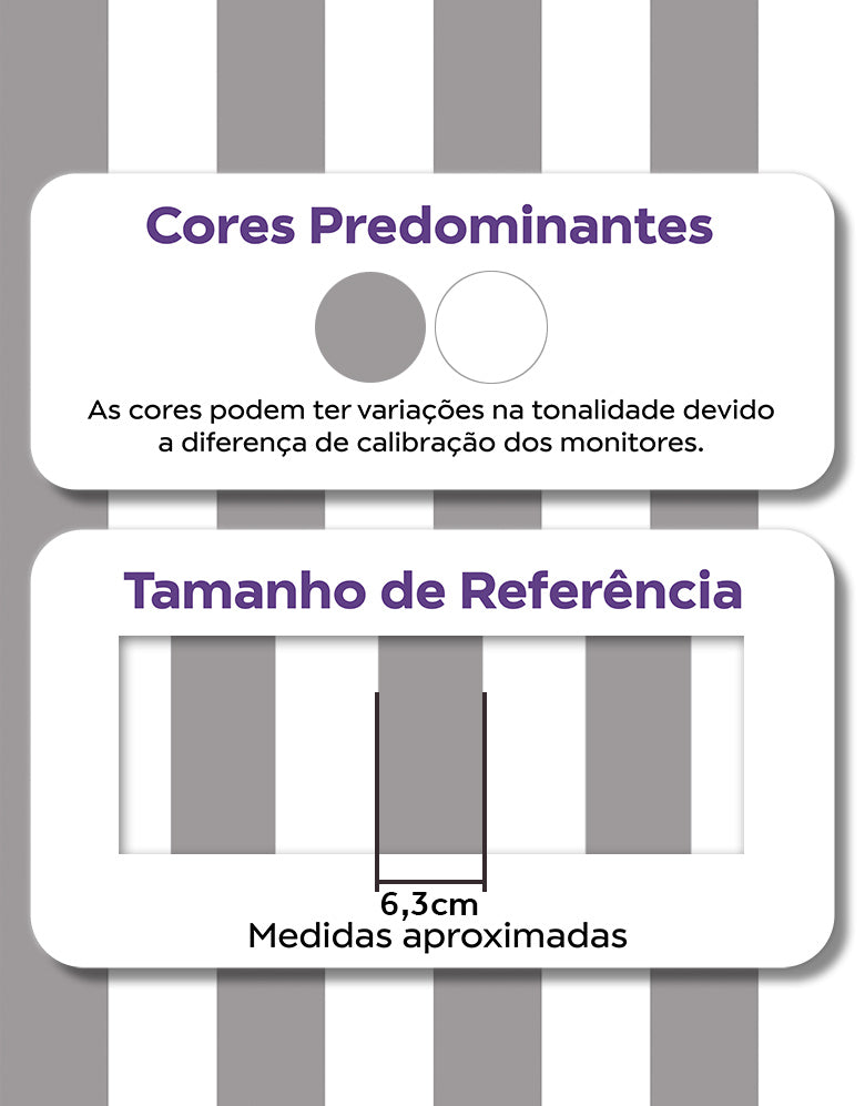 Papel de Parede Adesivo Listras Cinza
