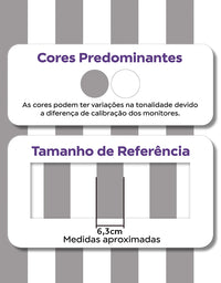 Papel de Parede Adesivo Listras Cinza