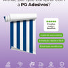KIT DE 5 ROLOS - 1,50m x 50cm - Papel de Parede Adesivo Listras Azul Marinho