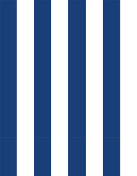 KIT DE 5 ROLOS - 1,50m x 50cm - Papel de Parede Adesivo Listras Azul Marinho
