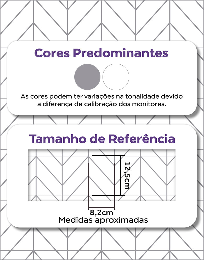 Papel de Parede Adesivo Linhas Charme