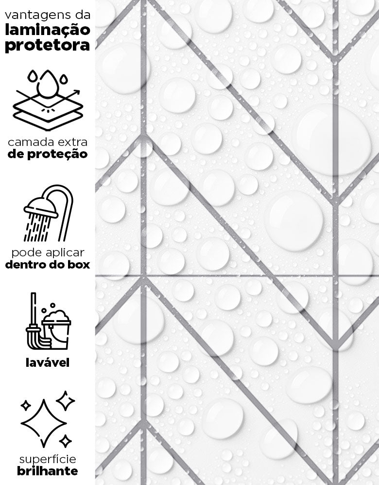 Papel de Parede Adesivo Linhas Charme