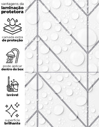 Papel de Parede Adesivo Linhas Charme