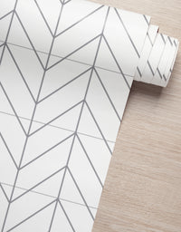 Papel de Parede Adesivo Linhas Charme