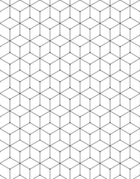 Papel de Parede Adesivo Cubos Linhas
