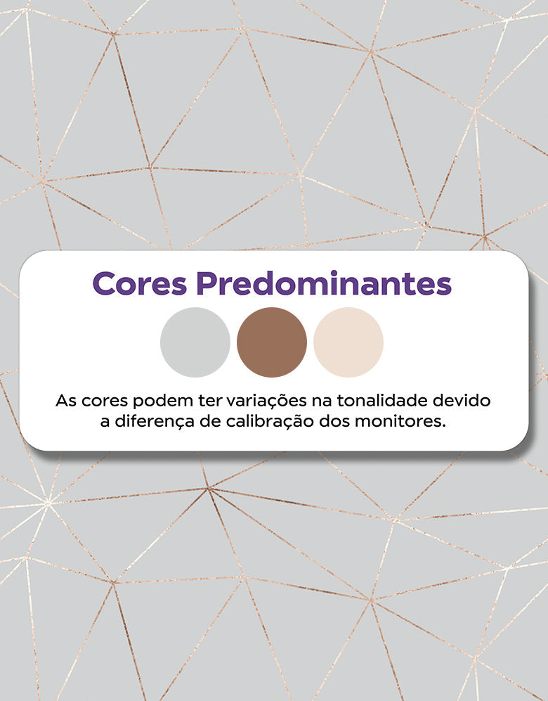 KIT DE 6 ROLOS - 2,50m x 50cm - Papel de Parede Adesivo Linhas Zara