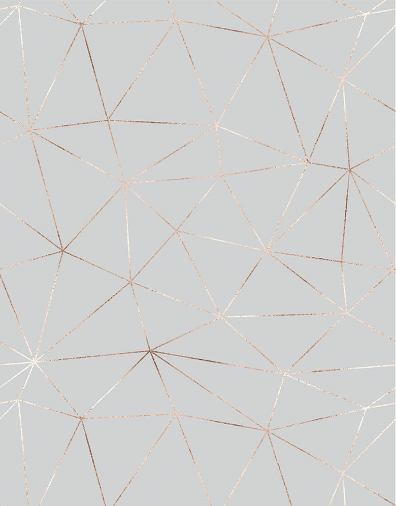 KIT DE 6 ROLOS - 2,50m x 50cm - Papel de Parede Adesivo Linhas Zara