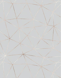 KIT DE 6 ROLOS - 2,50m x 50cm - Papel de Parede Adesivo Linhas Zara