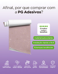 Papel de Parede Adesivo Linhas Zara High