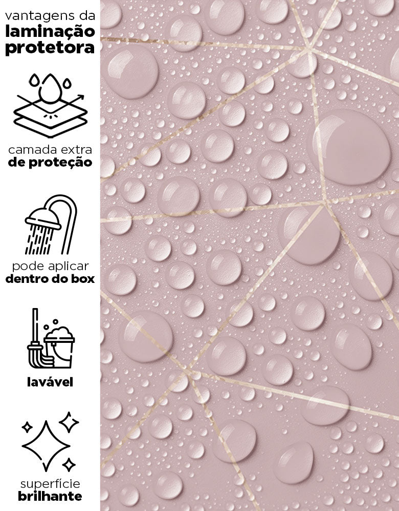 Papel de Parede Adesivo Linhas Zara High