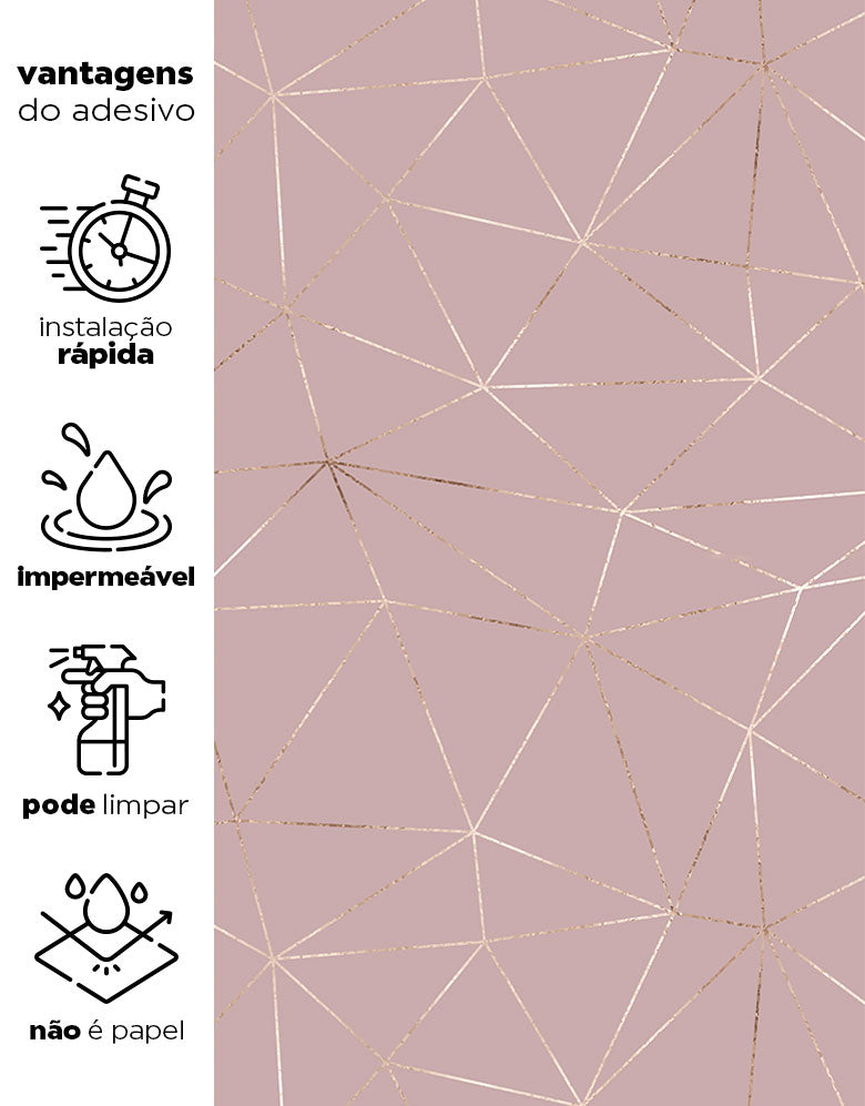 Papel de Parede Adesivo Linhas Zara High