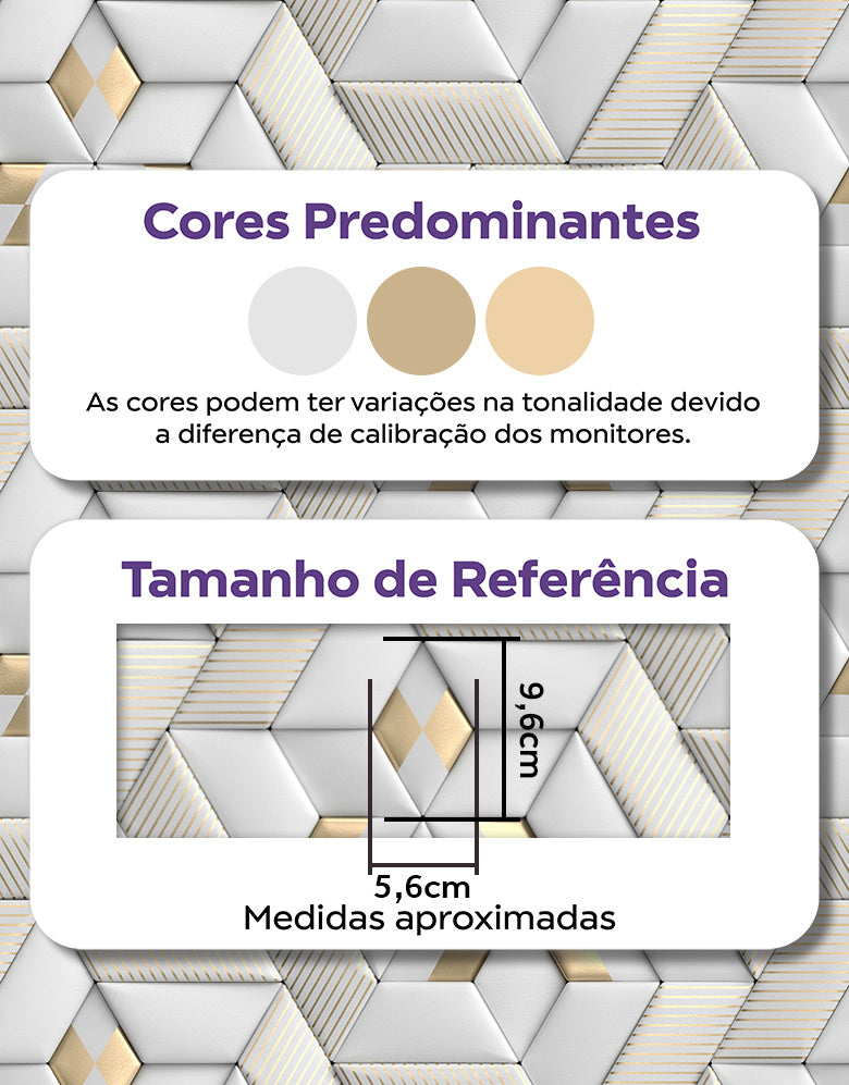 Papel de Parede Adesivo Pedras Ornamentais