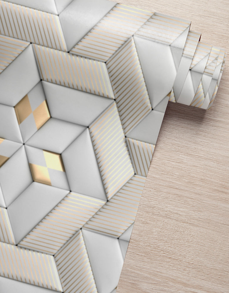 Papel de Parede Adesivo Pedras Ornamentais