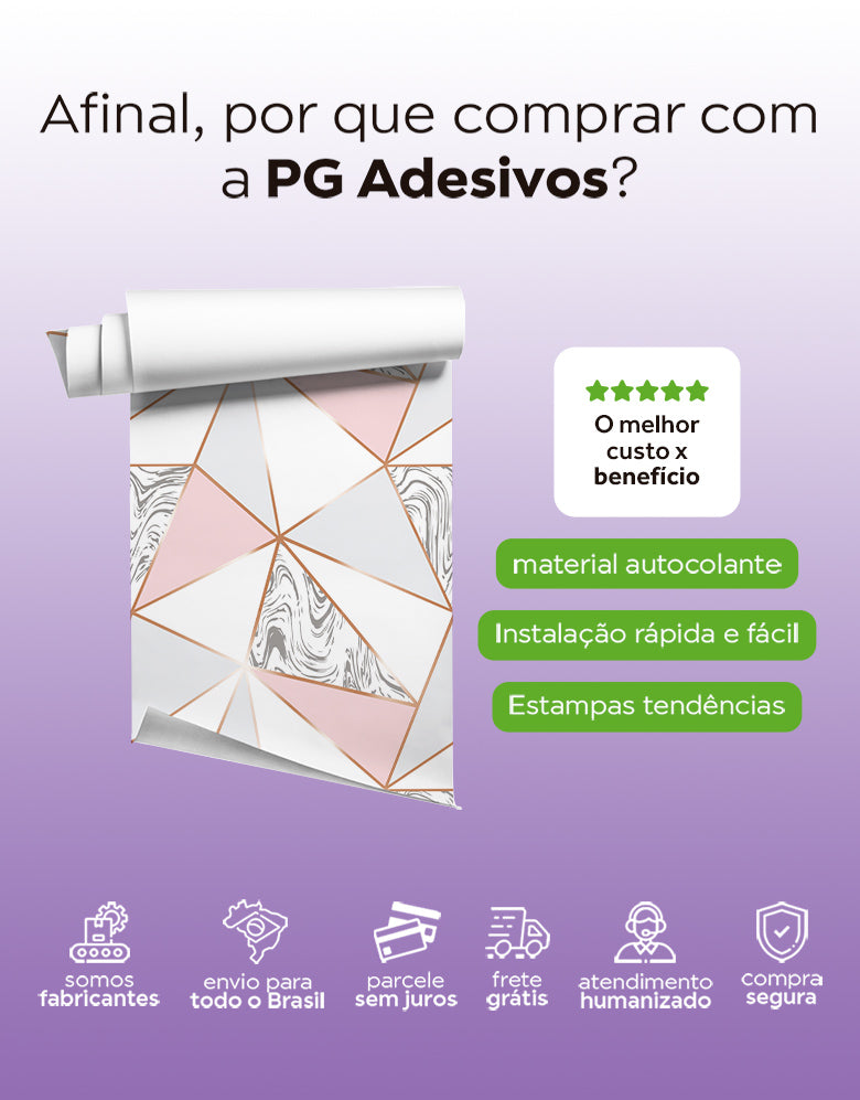 Papel de Parede Zara Mármore Rose Gold