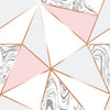 Papel de Parede Zara Mármore Rose Gold