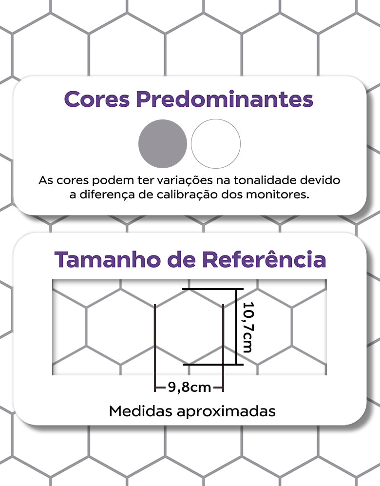 Papel de Parede Colmeia Minimalista