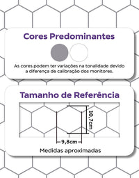 Papel de Parede Colmeia Minimalista