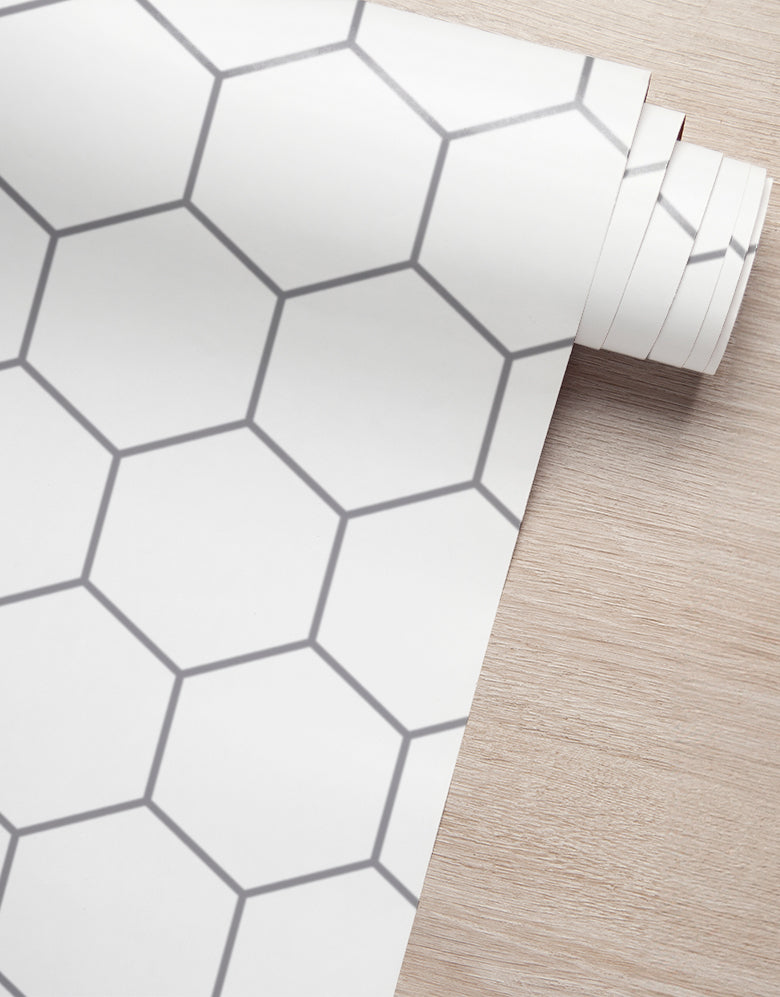 Papel de Parede Colmeia Minimalista