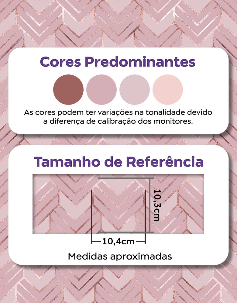 Papel de Parede Adesivo Escamas Tons de Rosa