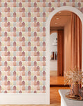 Papel de Parede Adesivo Boho Chic Arco Íris