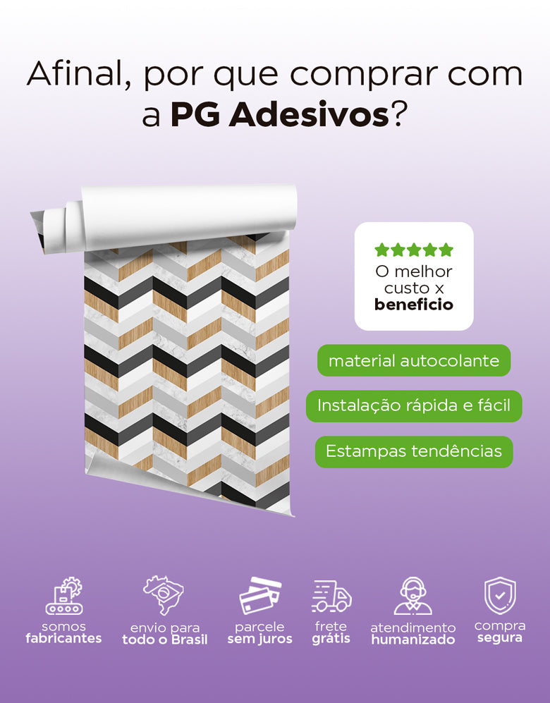 Papel de Parede Adesivo Gold