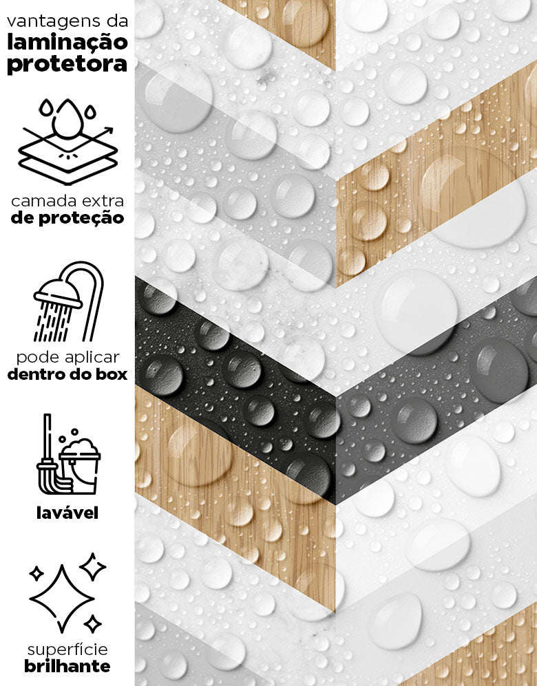 Papel de Parede Adesivo Gold