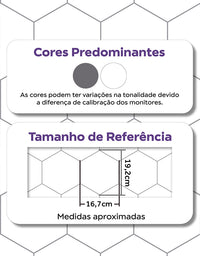 Papel de Parede Adesivo Colmeia