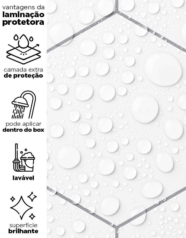 Papel de Parede Adesivo Colmeia