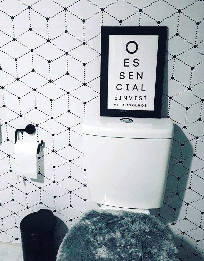 Adesivo Papel de Parede Grid Cubes