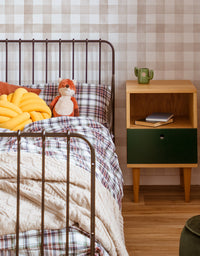 KIT DE 6 ROLOS - 3,00m x 50cm - Papel de Parede Adesivo Xadrez Vichy Aquarela Nude