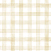 KIT DE 4 ROLOS - 1,00m x 50cm - Papel de Parede Adesivo Xadrez Vichy Aquarela Amarela