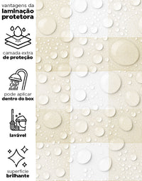 KIT DE 4 ROLOS - 1,00m x 50cm - Papel de Parede Adesivo Xadrez Vichy Aquarela Amarela