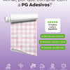 KIT DE 6 ROLOS - 1,50m x 50cm - Papel de Parede Adesivo Xadrez Vichy Aquarela Rosa Ternura
