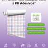 KIT DE 6 ROLOS - 1,00m x 50cm - Papel de Parede Adesivo Xadrez Vichy Aquarela Rosa e Lilás