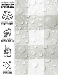 KIT DE 4 ROLOS - 1,50m x 50cm - Papel de Parede Adesivo Xadrez Vichy Aquarela Sálvia