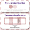KIT DE 5 ROLOS - 1,00m x 50cm - Papel de Parede Adesivo Xadrez Vichy Aquarela Rosa Blush