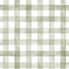 Papel de Parede Adesivo Xadrez Vichy Aquarela Oliva