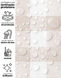 Papel de Parede Adesivo Xadrez Vichy Aquarela Nude