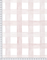Papel de Parede Xadrez Grid Rosa Bebê