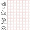 Papel de Parede Xadrez Grid Rosa Bebê