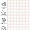 Papel de Parede Xadrez Grid Rosa e Verde