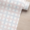 Papel de Parede Adesivo Xadrez Grid Rosa e Azul