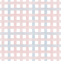 Papel de Parede Adesivo Xadrez Grid Rosa e Azul