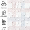 Papel de Parede Adesivo Xadrez Grid Rosa e Azul