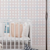 Papel de Parede Adesivo Xadrez Grid Rosa e Azul