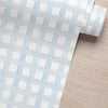 Papel de Parede Adesivo Xadrez Grid Azul