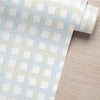 Papel de Parede Adesivo Xadrez Grid Azul e Verde