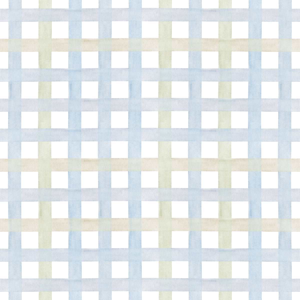 Papel de Parede Adesivo Xadrez Grid Azul e Verde