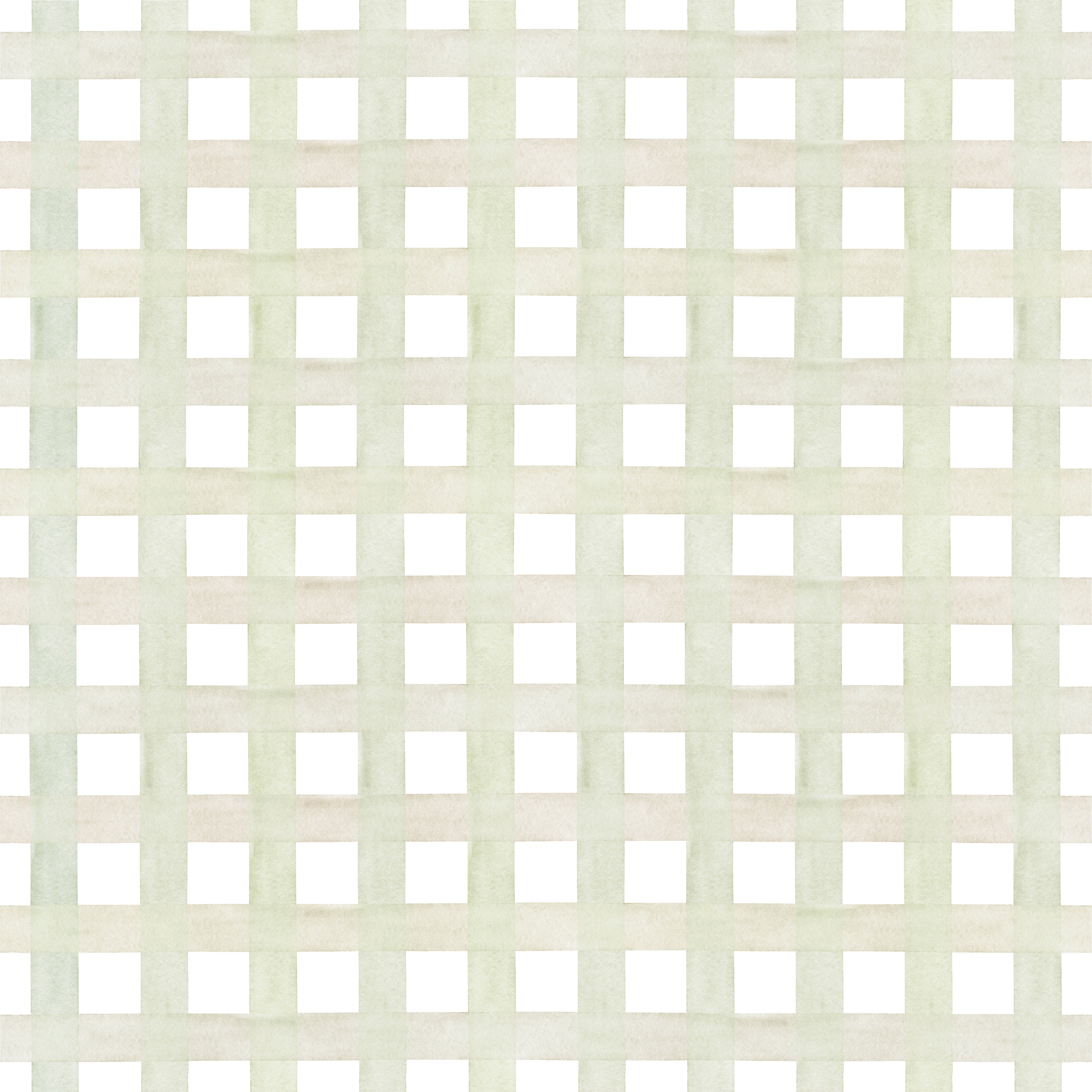 Papel de Parede Adesivo Xadrez Grid Aquarela Verde Claro
