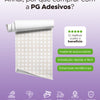Papel de Parede Adesivo Xadrez Grid Bege
